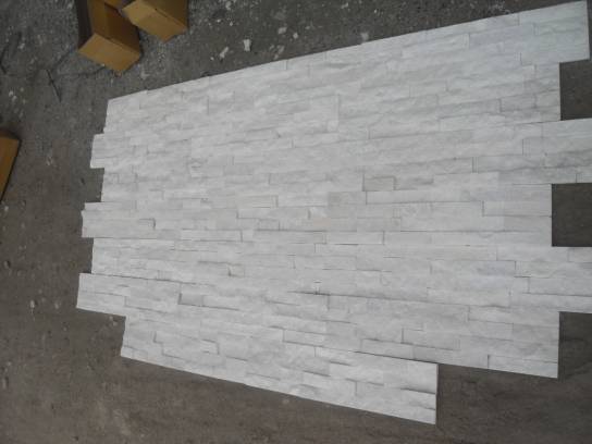 Squared Fillets of white quartzite